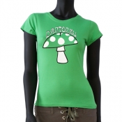 Tee-shirt vert col champy