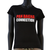 Tee-shirt col rond noir - PANBAGNA CONNECTION