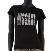 Tee-shirt col rond noir - NISSART