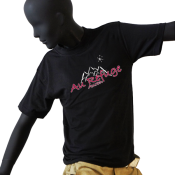 Tee-shirt noir junior - Au Refuge
