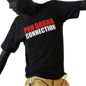 Tee-shirt junior col rond noir - PANBAGNA CONNECTION