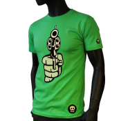 T-shirt homme, col rond.
