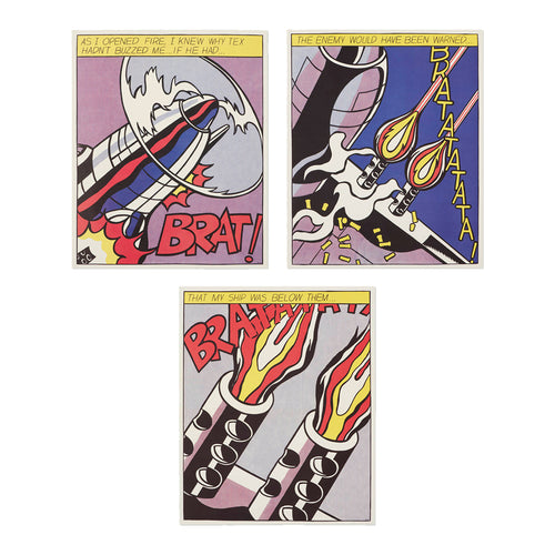 as i opened fire roy lichtenstein lithographie pop art