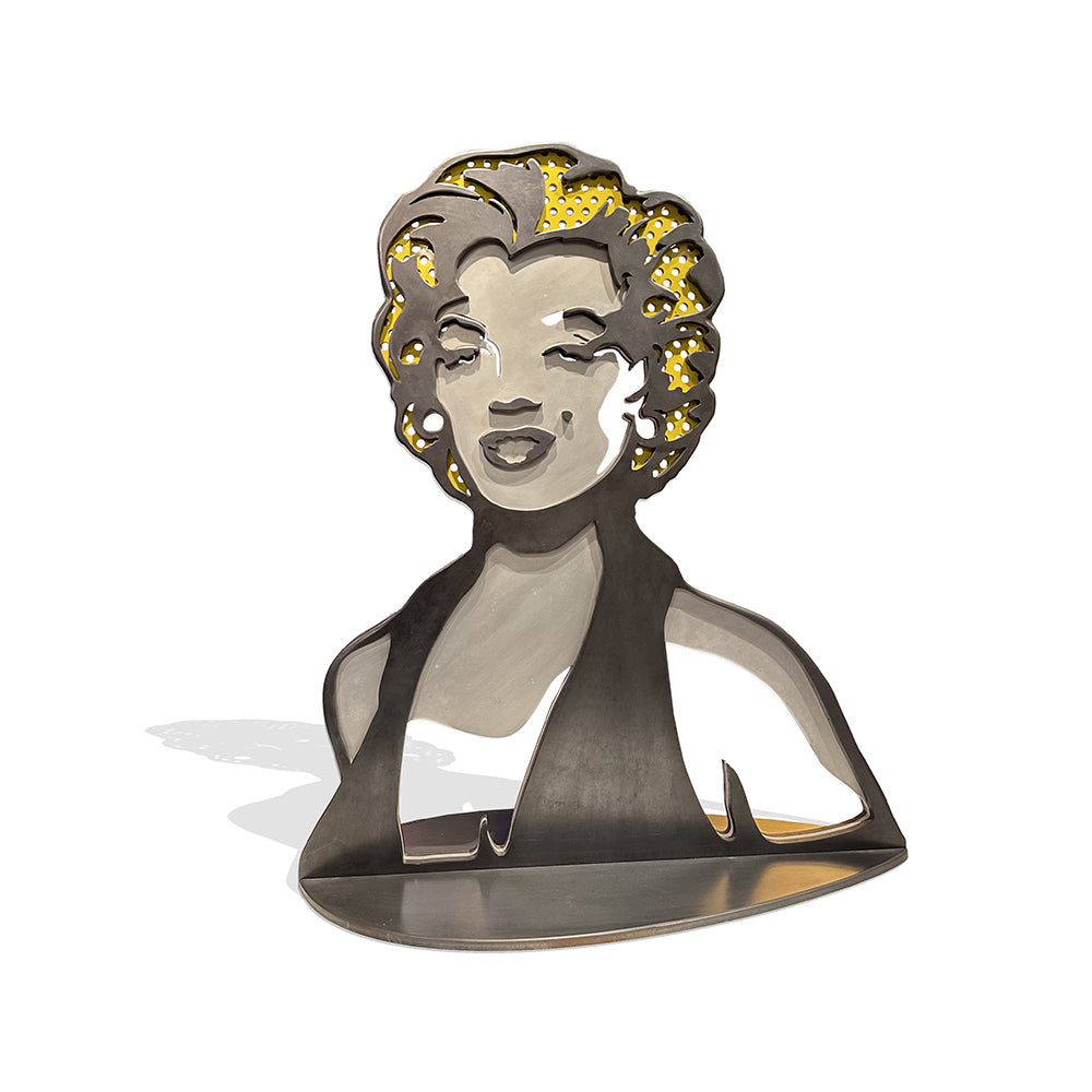 love marilyn john kriss sculpture pop art
