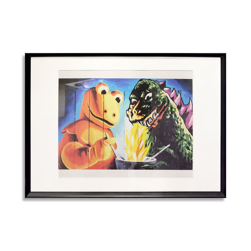 Casimir vs Godzilla – Lithographie ATL